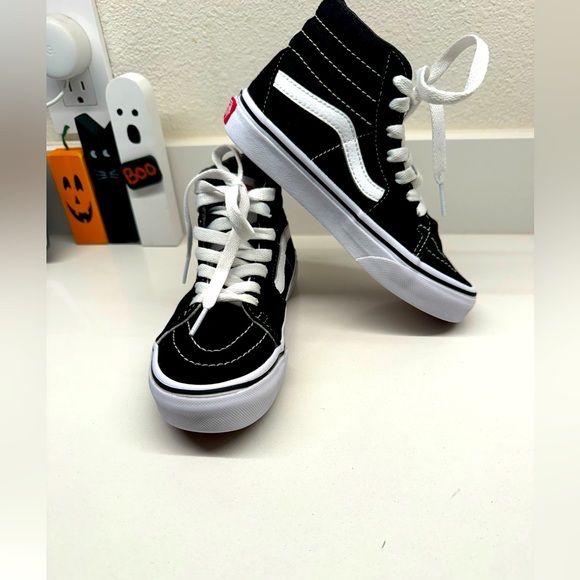 Vans Sk8-Hi black and white high tops size 13.5 - Picture 3 of 6